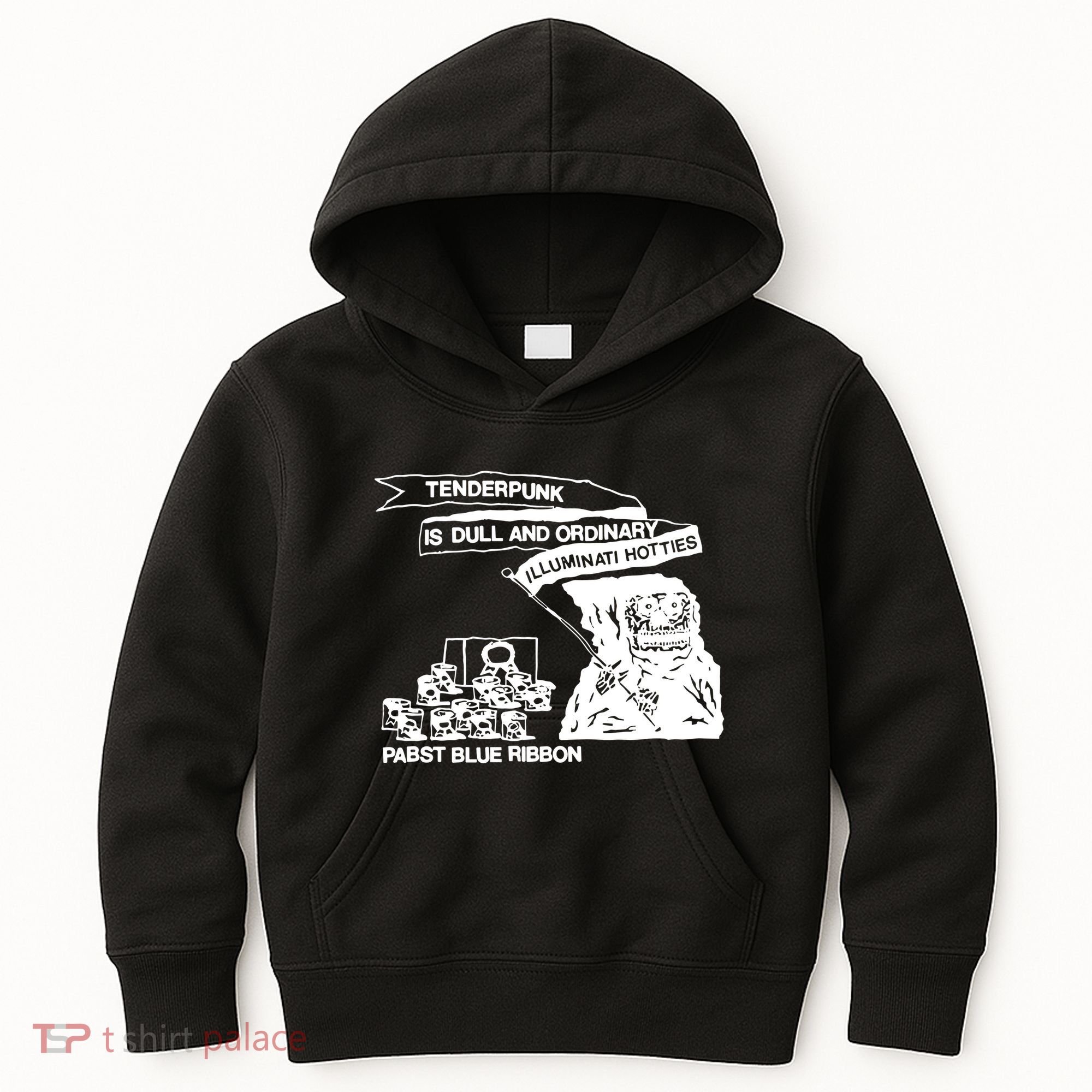 Tenderpunk Is Dull And Ordinary Illuminati Hotties Kids Hoodie