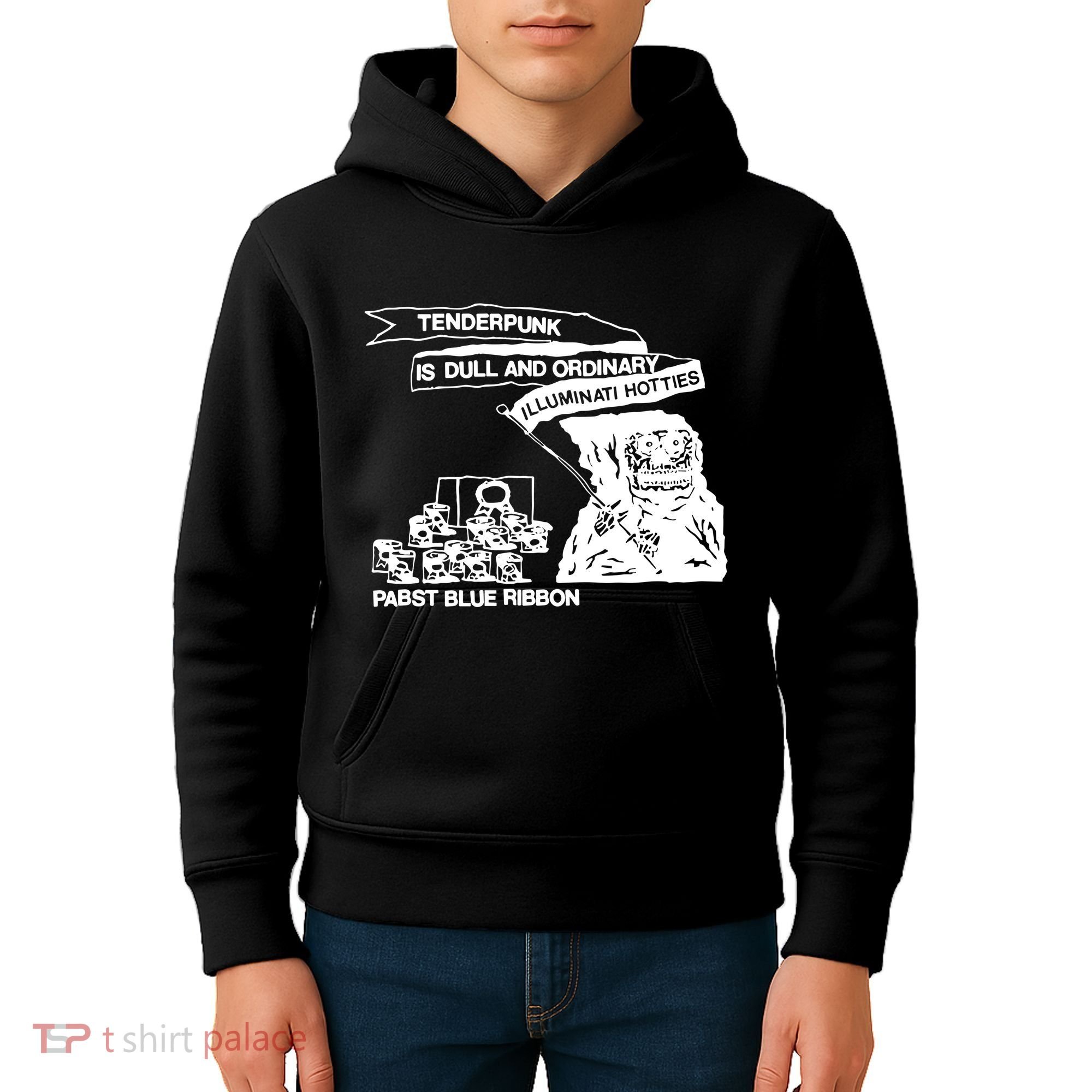 Tenderpunk Is Dull And Ordinary Illuminati Hotties Kids Hoodie