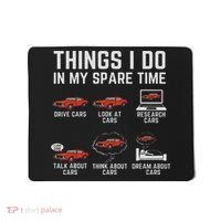 Things I Do In My Spare Time Funny Car Enthusiast Car Lover Mousepad thumb 0