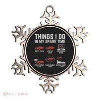 Things I Do In My Spare Time Funny Car Enthusiast Car Lover Ornament thumb 0