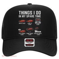 Things I Do In My Spare Time Funny Car Enthusiast Car Lover Hat thumb 0