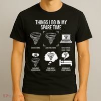 Things I Do In My Spare Time Tornado Storm Chaser T-Shirt thumb 3