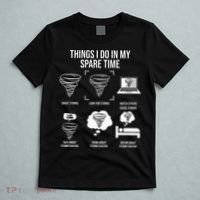 Things I Do In My Spare Time Tornado Storm Chaser T-Shirt thumb 5