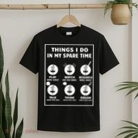 Things I Do In My Spare Time Disc Golf Funny T-Shirt thumb 2