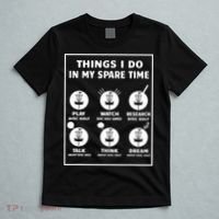 Things I Do In My Spare Time Disc Golf Funny T-Shirt thumb 5