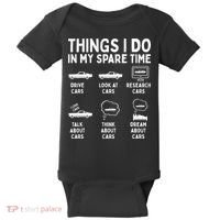 Things I Do In My Spare Time Car Enthusiast Funny Car Guy Baby Bodysuit thumb 0