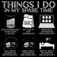 Things I Do In My Spare Time Sourdough Baker Bread Lover Women's Hoodie thumb 2