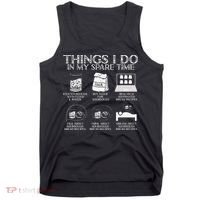 Things I Do In My Spare Time Sourdough Baker Bread Lover Tank Top thumb 0