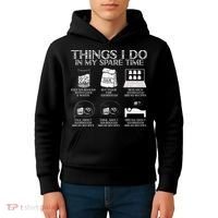 Things I Do In My Spare Time Sourdough Baker Bread Lover Kids Hoodie thumb 4