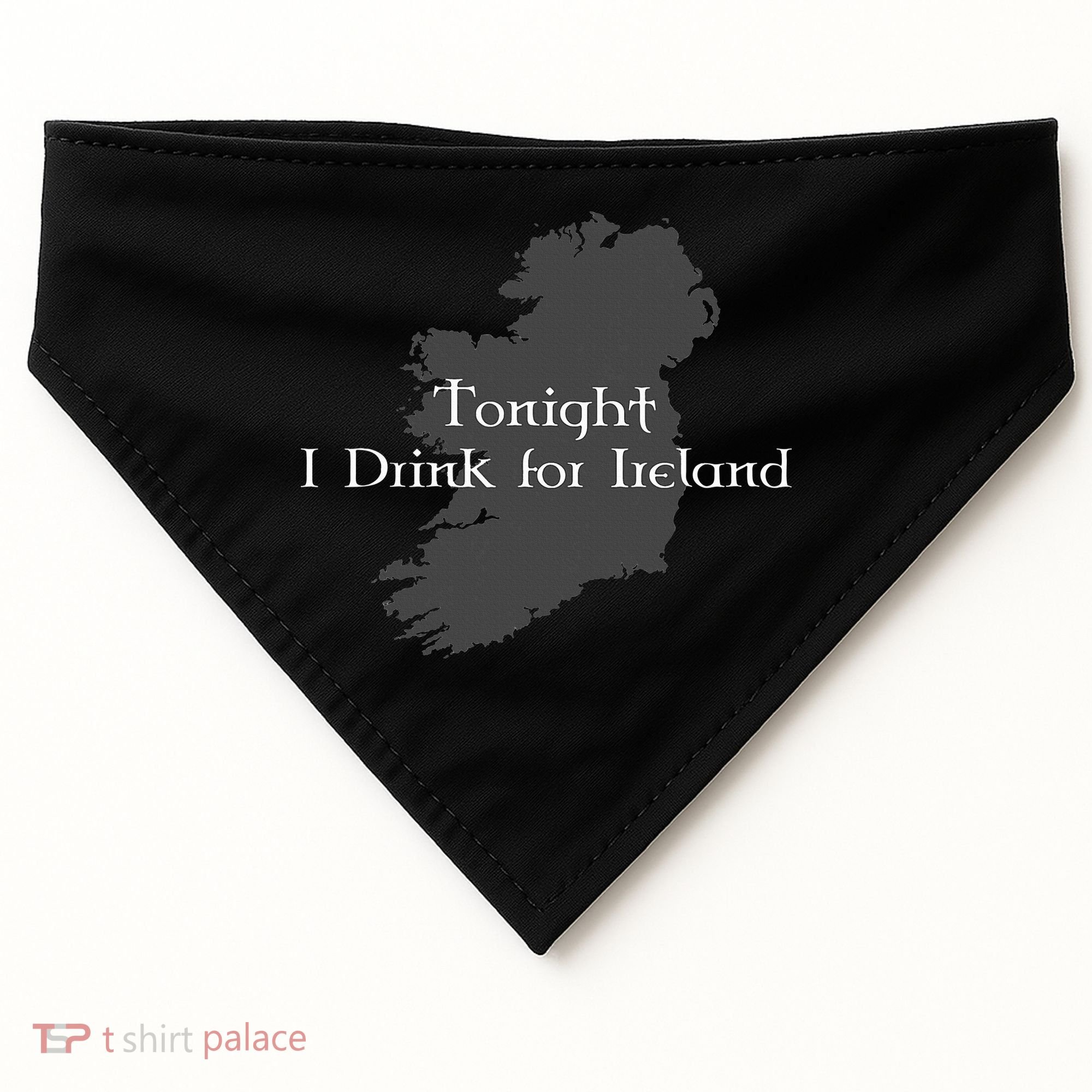Tonight I Drink For Ireland USA-Made Doggie Bandana