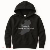 Tonight I Drink For Ireland Kids Hoodie thumb 0