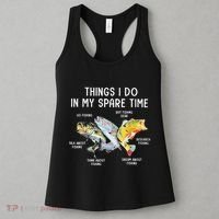 Things I Do In My Spare Time Funny Fishing Women's Tank Top thumb 3
