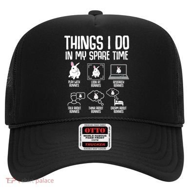 Things I Do In My Spare Time Bunny Rabbit Hat