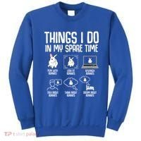 Things I Do In My Spare Time Bunny Rabbit Sweatshirt thumb 0