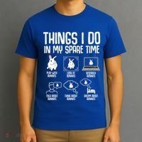 Things I Do In My Spare Time Bunny Rabbit T-Shirt thumb 3