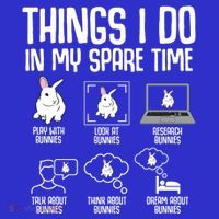 Things I Do In My Spare Time Bunny Rabbit Toddler Hoodie thumb 2