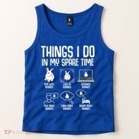Things I Do In My Spare Time Bunny Rabbit Tank Top thumb 2