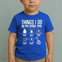 Things I Do In My Spare Time Bunny Rabbit Toddler T-Shirt thumb 2