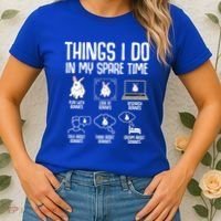 Things I Do In My Spare Time Bunny Rabbit Women's T-Shirt thumb 2