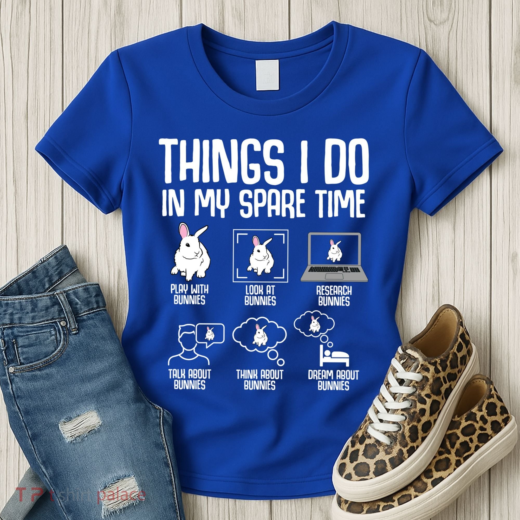 Things I Do In My Spare Time Bunny Rabbit Women's T-Shirt