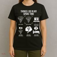 Things I Do In My Spare Time Tornado Storm Chaser T-Shirt thumb 4