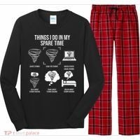 Things I Do In My Spare Time Tornado Storm Chaser Long Sleeve Pajama Set thumb 0