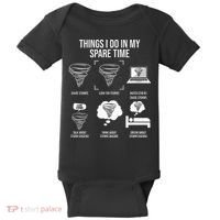 Things I Do In My Spare Time Tornado Storm Chaser Baby Bodysuit thumb 0
