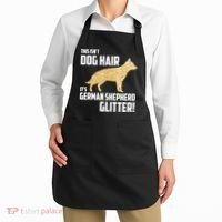 This Isn't Dog Hair It's German Shepherd Glitter T Apron thumb 2