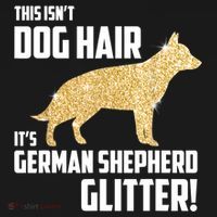 This Isn't Dog Hair It's German Shepherd Glitter T Ornament thumb 1