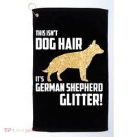 This Isn't Dog Hair It's German Shepherd Glitter T Golf Towel thumb 0