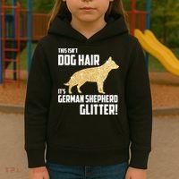 This Isn't Dog Hair It's German Shepherd Glitter T Kids Hoodie thumb 3