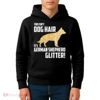 This Isn't Dog Hair It's German Shepherd Glitter T Kids Hoodie thumb 4