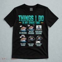 Things I Do In My Spare Time Cruising funny Cruise T-Shirt thumb 5