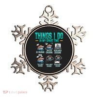 Things I Do In My Spare Time Cruising funny Cruise Ornament thumb 0