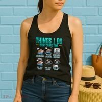 Things I Do In My Spare Time Cruising funny Cruise Women's Tank Top thumb 2