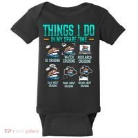 Things I Do In My Spare Time Cruising funny Cruise Baby Bodysuit thumb 0