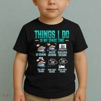 Things I Do In My Spare Time Cruising funny Cruise Toddler T-Shirt thumb 2