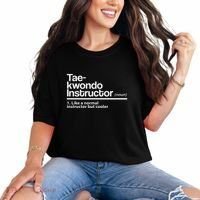 Taekwondo Instructor Definition School Teacher Martial Art Comfort Colors T-Shirt thumb 0