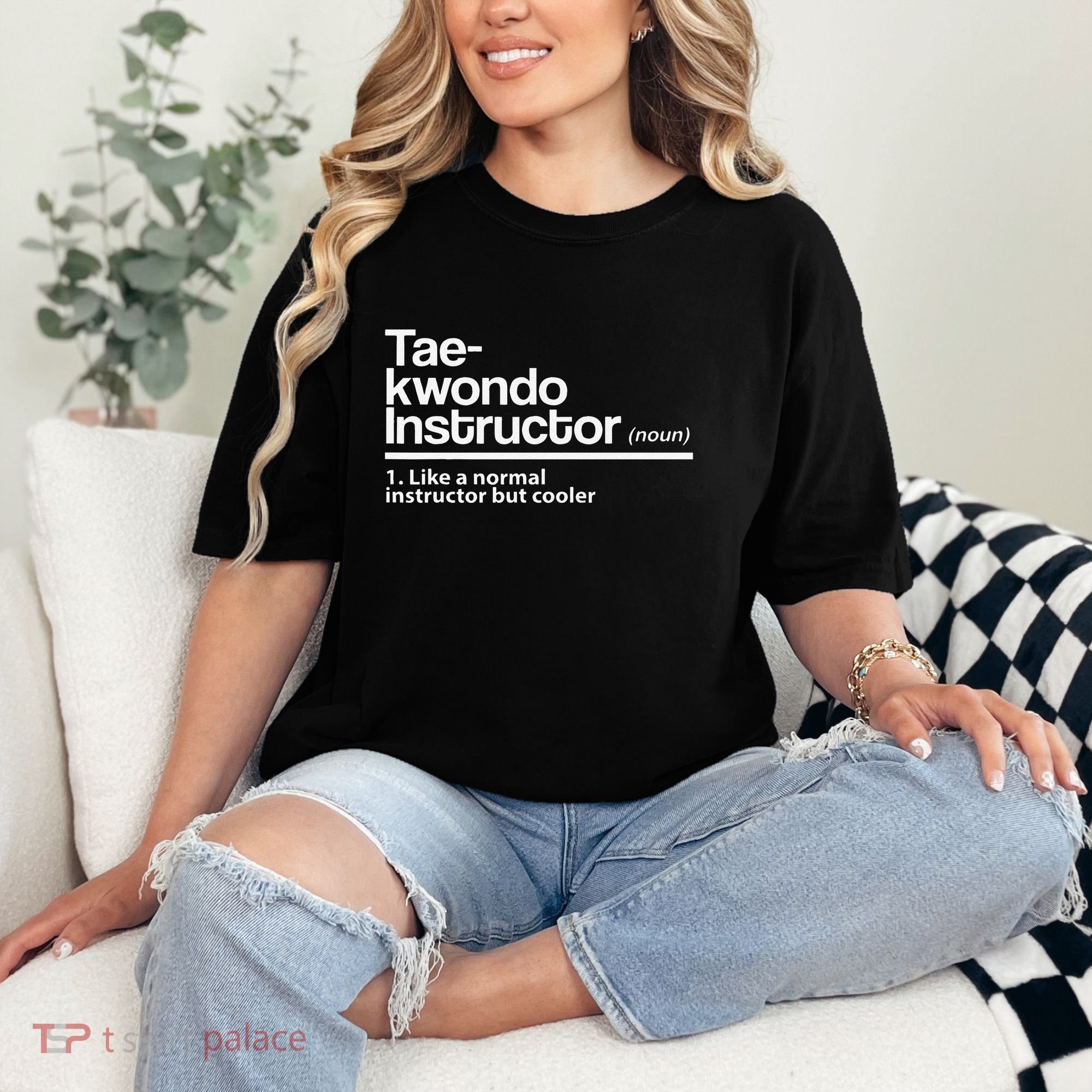 Taekwondo Instructor Definition School Teacher Martial Art Comfort Colors T-Shirt