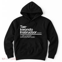 Taekwondo Instructor Definition School Teacher Martial Art Hoodie thumb 0