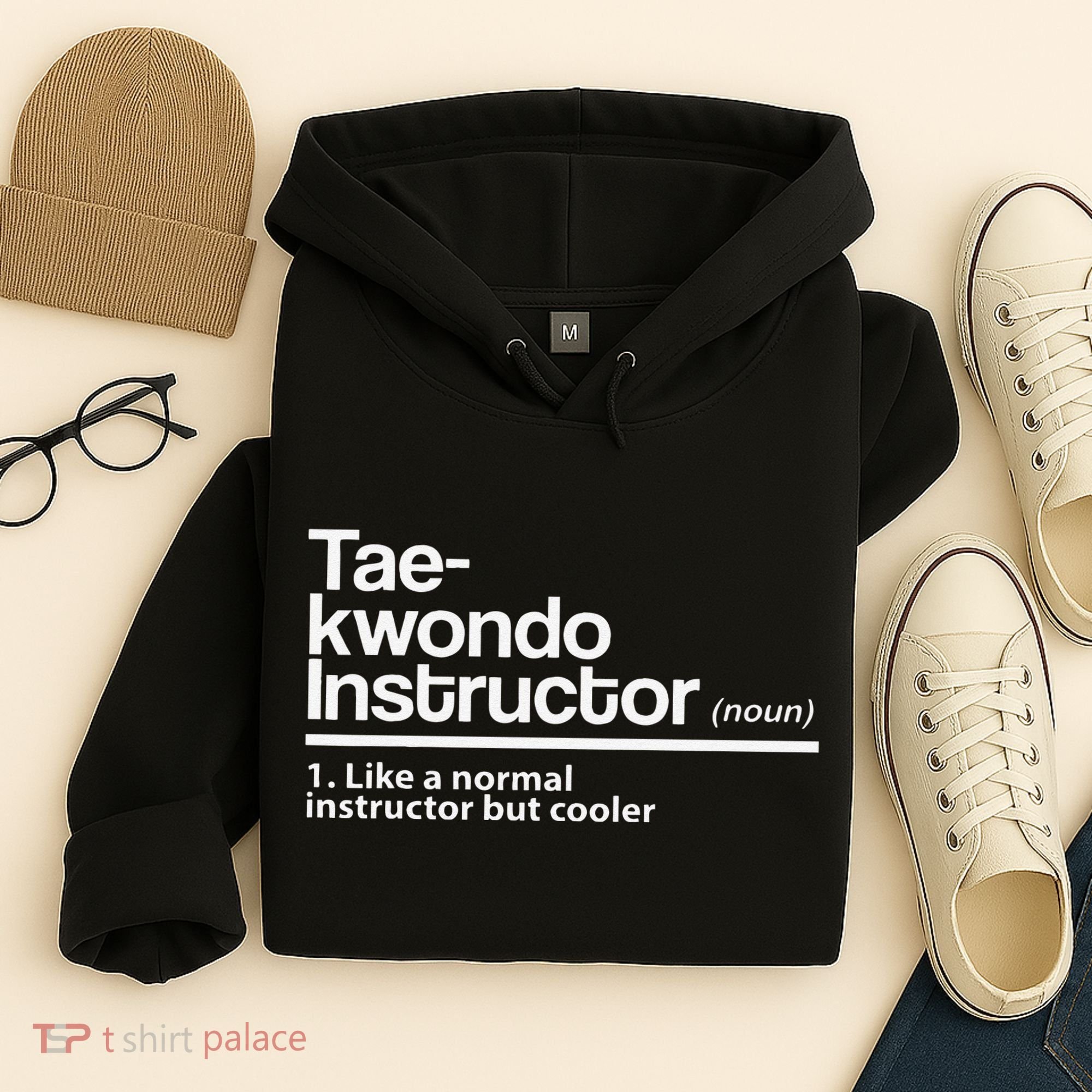 Taekwondo Instructor Definition School Teacher Martial Art Hoodie