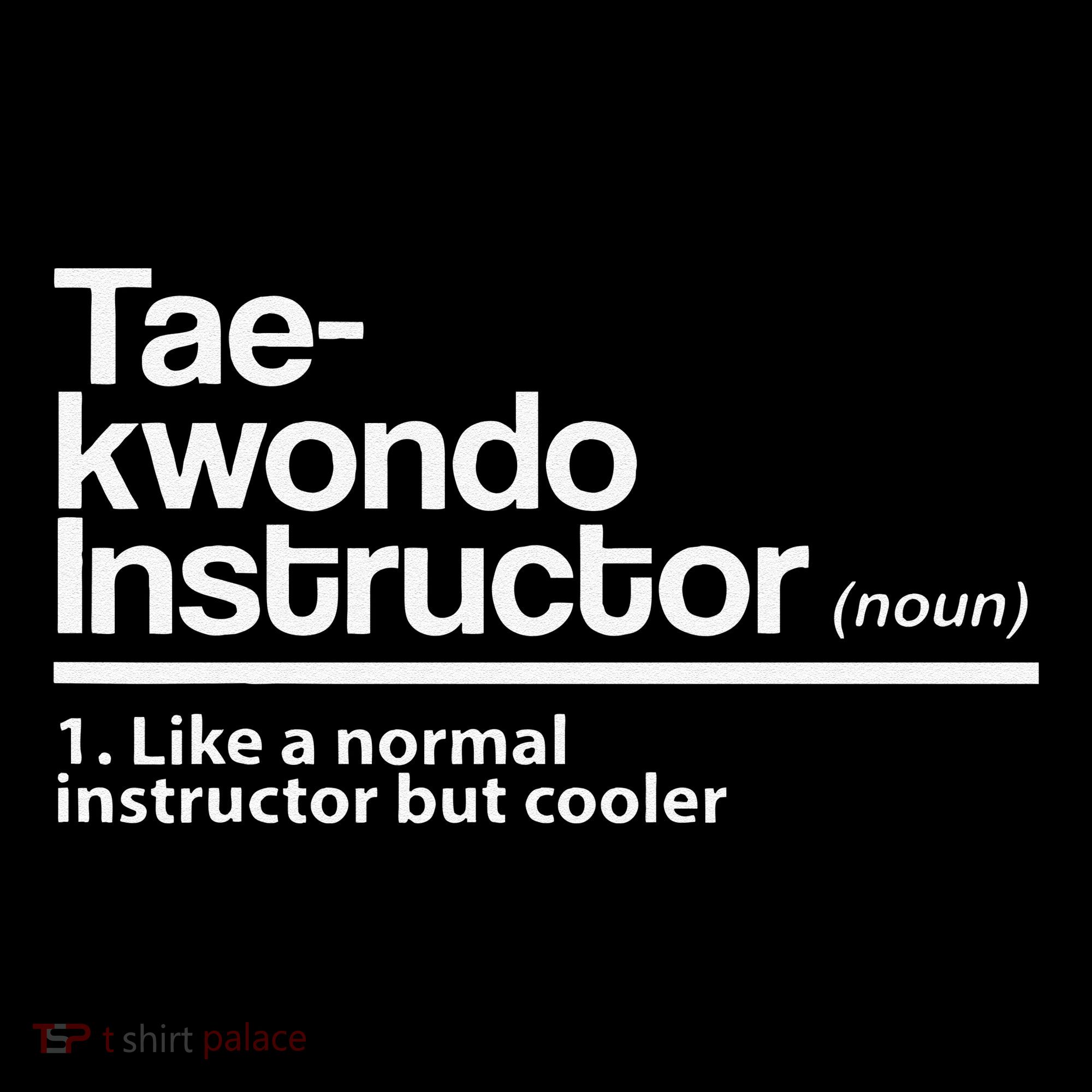 Taekwondo Instructor Definition School Teacher Martial Art Coffee Mug
