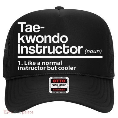 Taekwondo Instructor Definition School Teacher Martial Art Hat
