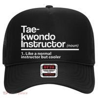 Taekwondo Instructor Definition School Teacher Martial Art Hat thumb 0