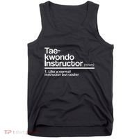 Taekwondo Instructor Definition School Teacher Martial Art Tank Top thumb 0