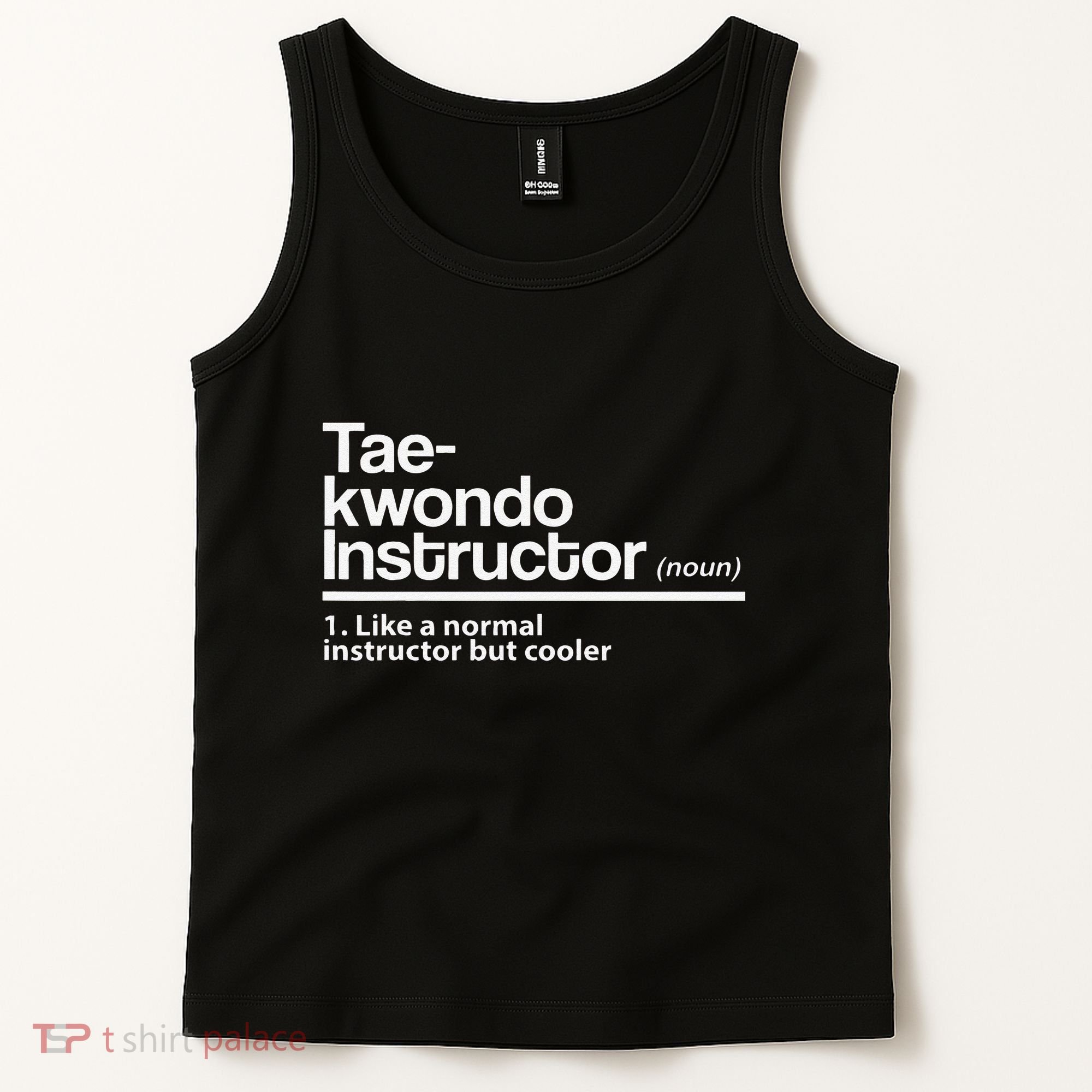 Taekwondo Instructor Definition School Teacher Martial Art Tank Top