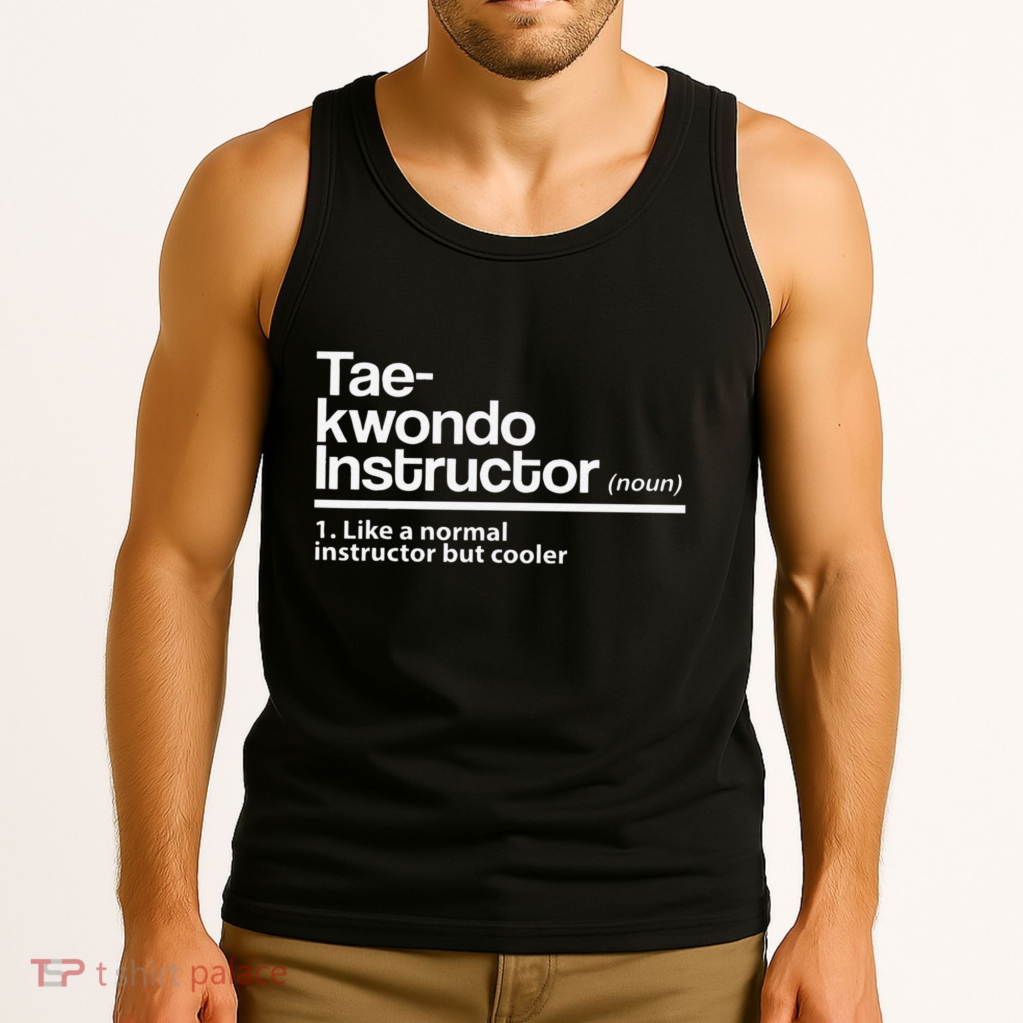 Taekwondo Instructor Definition School Teacher Martial Art Tank Top