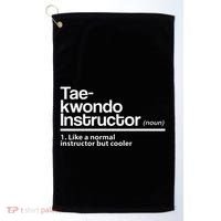 Taekwondo Instructor Definition School Teacher Martial Art Golf Towel thumb 0