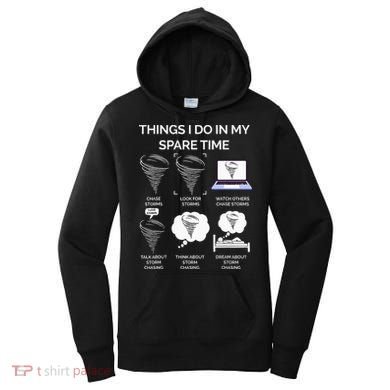 Things I Do In My Spare Time Tornado Women's Hoodie