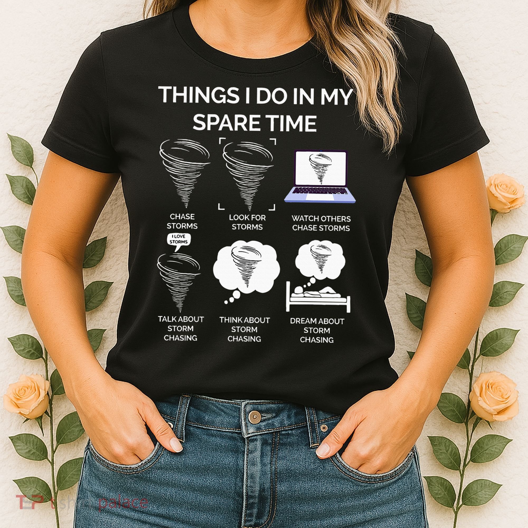 Things I Do In My Spare Time Tornado Women's T-Shirt